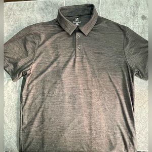George *Like New* Poly/Spandex Black Polo. Size L